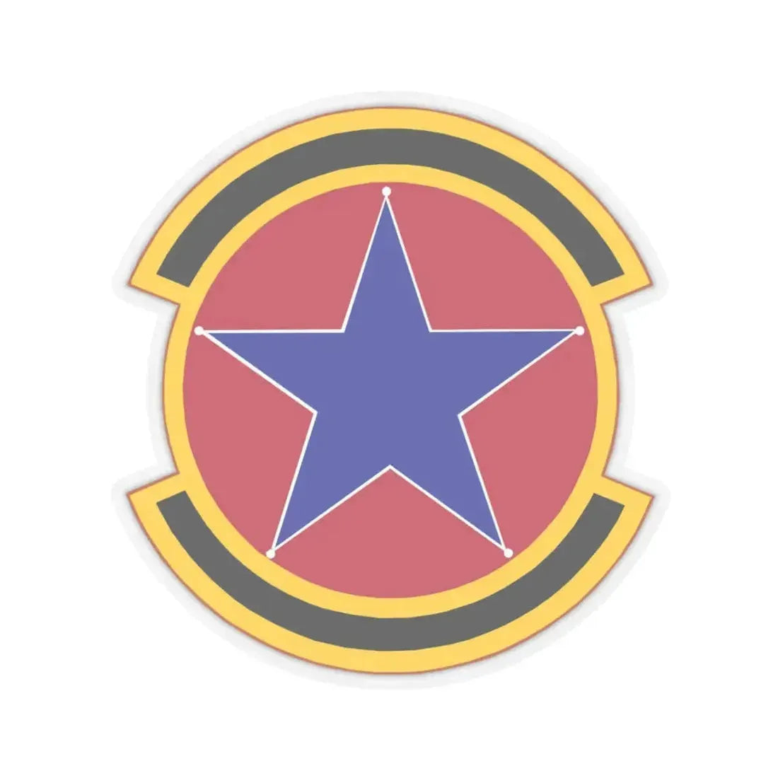 2 Operations Support Squadron ACC (U.S. Air Force) STICKER Vinyl Kiss-Cut Decal 3 Inch Transparent - The Sticker Space
