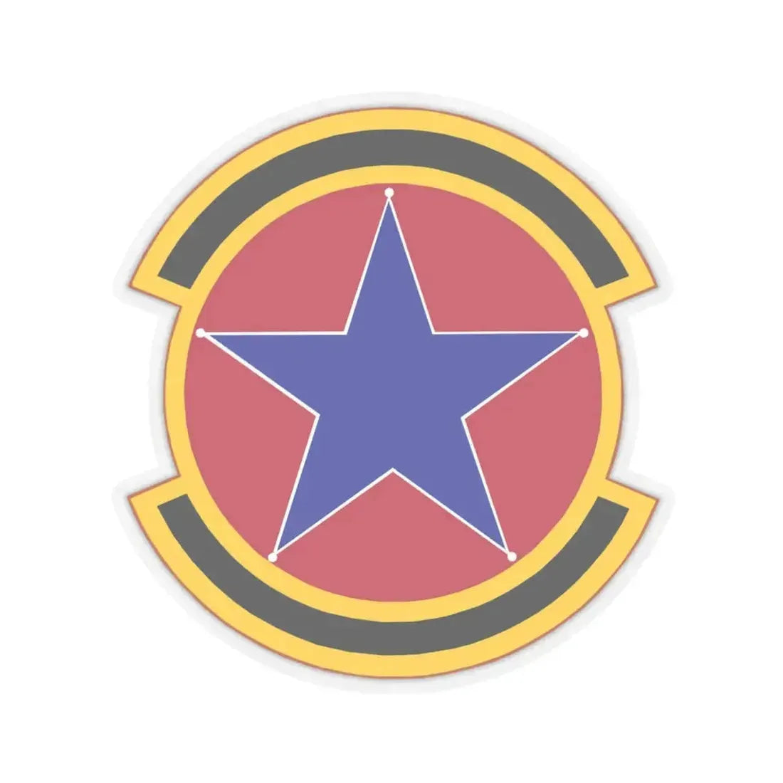 2 Operations Support Squadron ACC (U.S. Air Force) STICKER Vinyl Kiss-Cut Decal 4 Inch Transparent - The Sticker Space