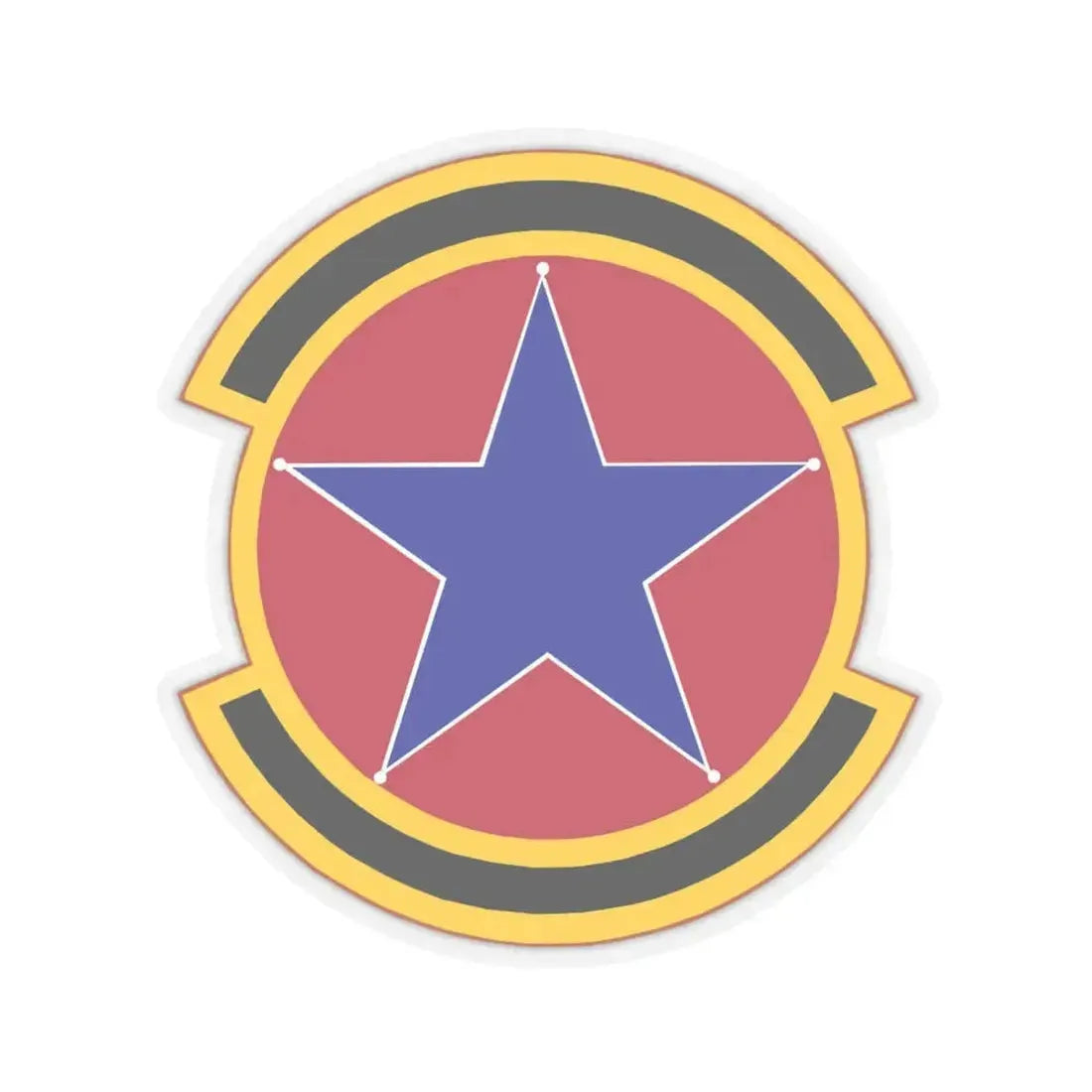 2 Operations Support Squadron ACC (U.S. Air Force) STICKER Vinyl Kiss-Cut Decal 6 Inch Transparent - The Sticker Space