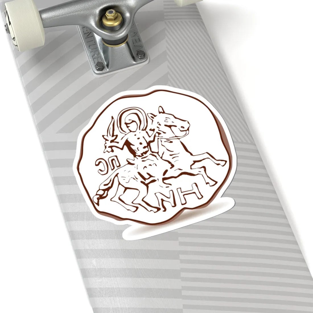 Печать Дмитрия-Донского 2 Reverse (Belarus) (Coat of Arms) STICKER Vinyl Kiss-Cut Decal - The Sticker Space