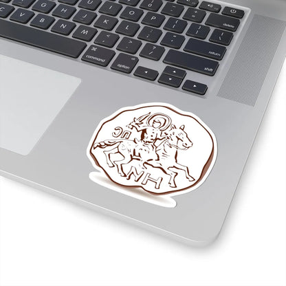 Печать Дмитрия-Донского 2 Reverse (Belarus) (Coat of Arms) STICKER Vinyl Kiss-Cut Decal - The Sticker Space