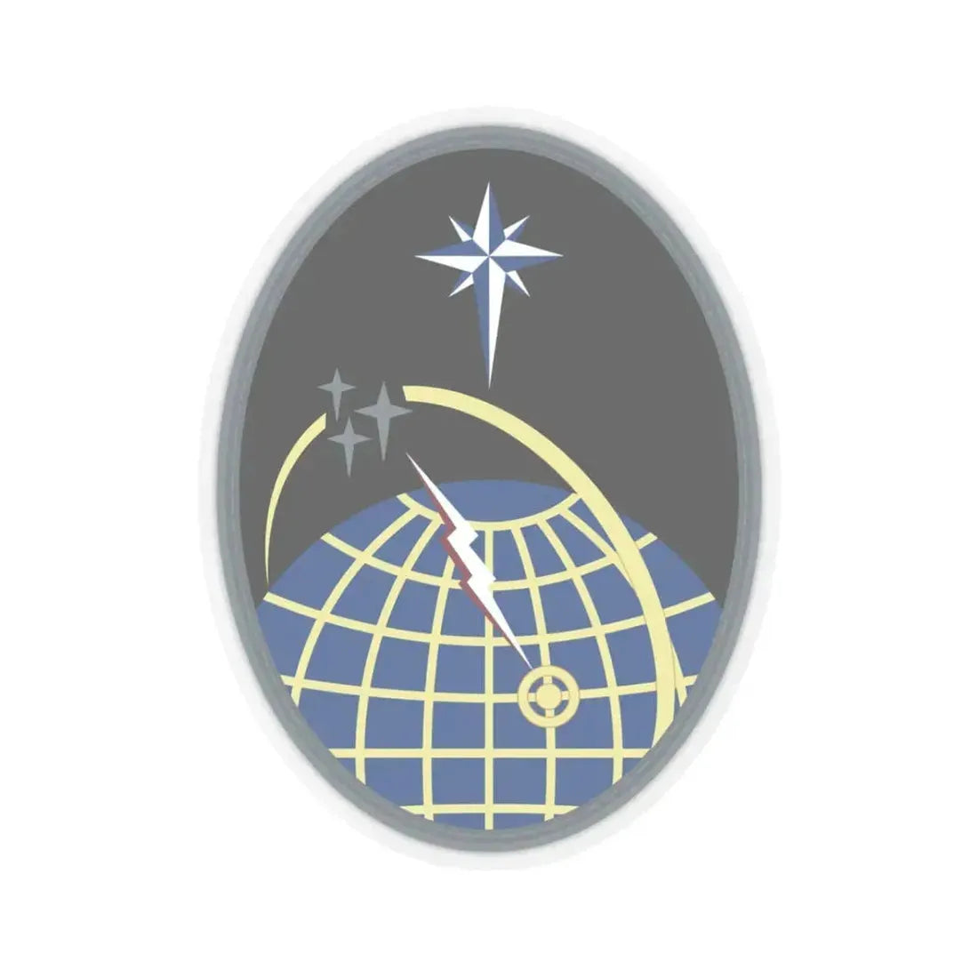 2 Space Operations Squadron (U.S. Space Force) STICKER Vinyl Kiss-Cut Decal 3 Inch Transparent - The Sticker Space