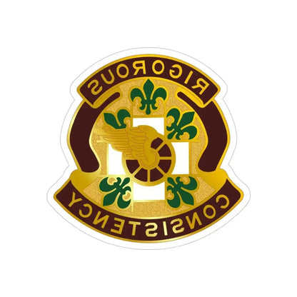 2 Surgical Hospital (U.S. Army) REVERSE PRINT Transparent Die-Cut STICKER 4 Inch Die-Cut Transparent - The Sticker Space