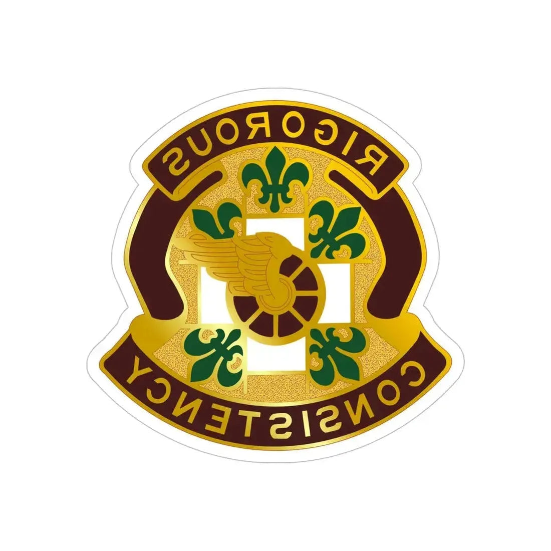 2 Surgical Hospital (U.S. Army) REVERSE PRINT Transparent Die-Cut STICKER - The Sticker Space