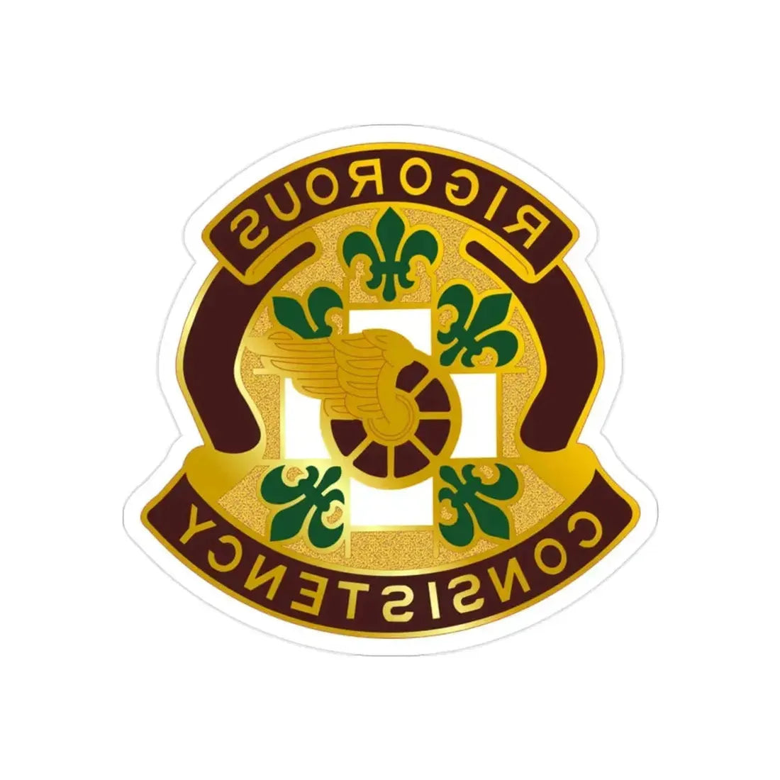 2 Surgical Hospital (U.S. Army) REVERSE PRINT Transparent Die-Cut STICKER - The Sticker Space