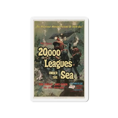 20,000 LEAGUES UNDER THE SEA 1954 Movie Poster - Refrigerator Magnet 4 Inch - The Sticker Space