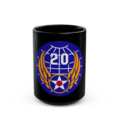 20 Air Force (U.S. Army) Black Coffee Mug-15oz-The Sticker Space