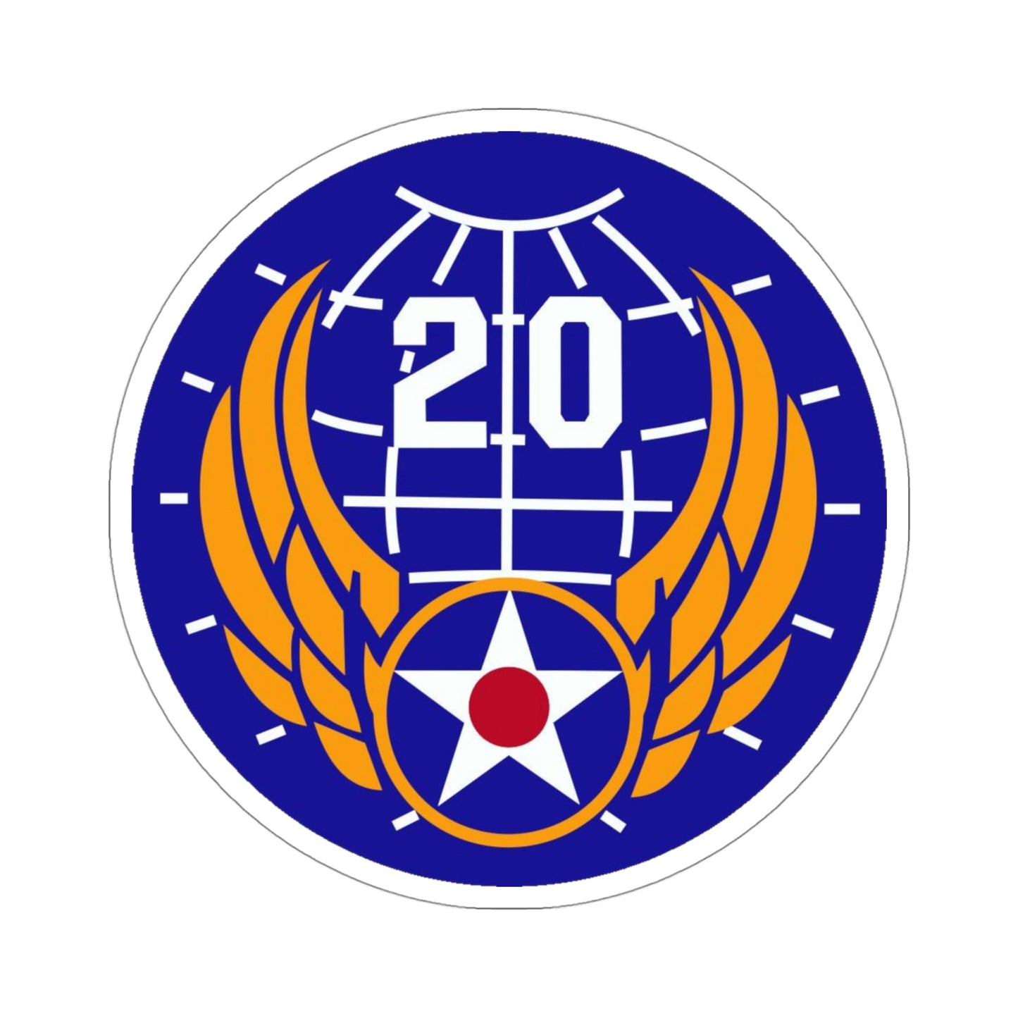 20 Air Force (U.S. Army) STICKER Vinyl Die-Cut Decal-4 Inch-The Sticker Space