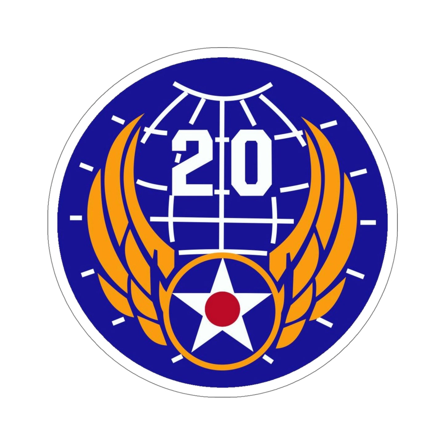 20 Air Force (U.S. Army) STICKER Vinyl Die-Cut Decal-6 Inch-The Sticker Space