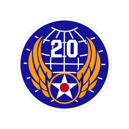 20 Air Force (U.S. Army) Transparent STICKER Die-Cut Vinyl Decal-2 Inch-The Sticker Space