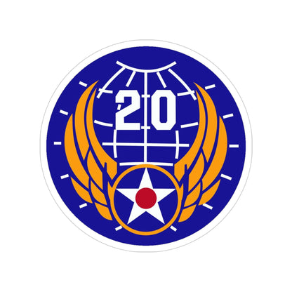 20 Air Force (U.S. Army) Transparent STICKER Die-Cut Vinyl Decal-4 Inch-The Sticker Space