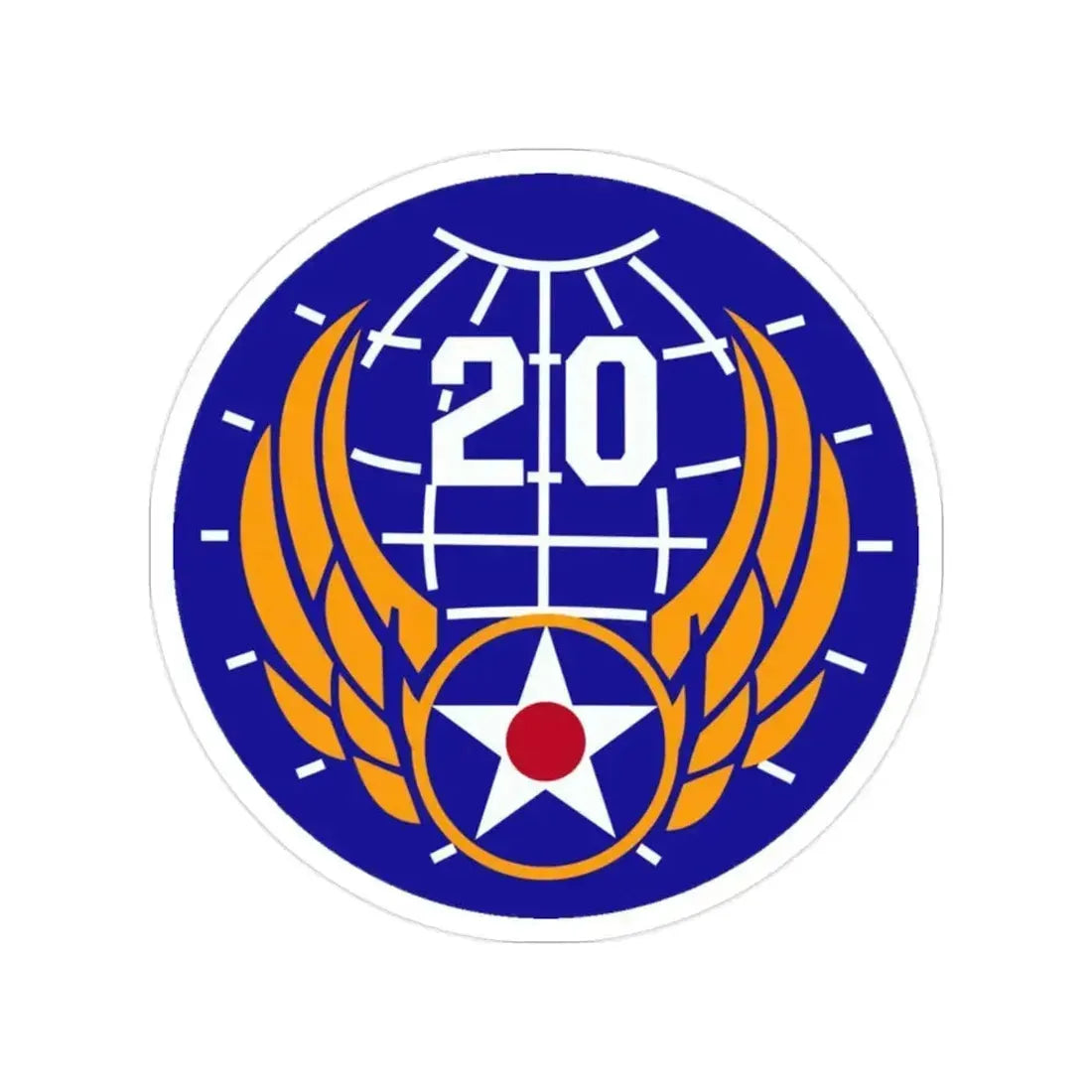 20 Air Force (U.S. Army) Transparent STICKER Die-Cut Vinyl Decal 2 Inch - The Sticker Space