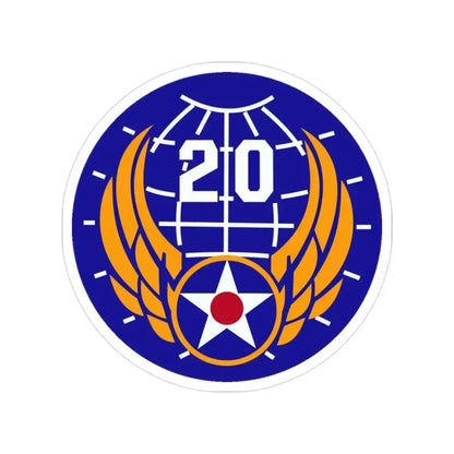 20 Air Force (U.S. Army) Transparent STICKER Die-Cut Vinyl Decal 2 Inch - The Sticker Space