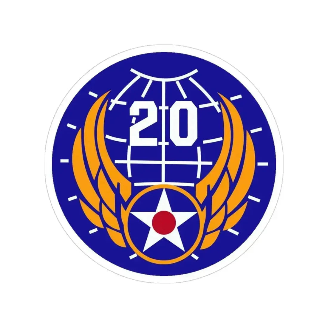 20 Air Force (U.S. Army) Transparent STICKER Die-Cut Vinyl Decal 3 Inch - The Sticker Space