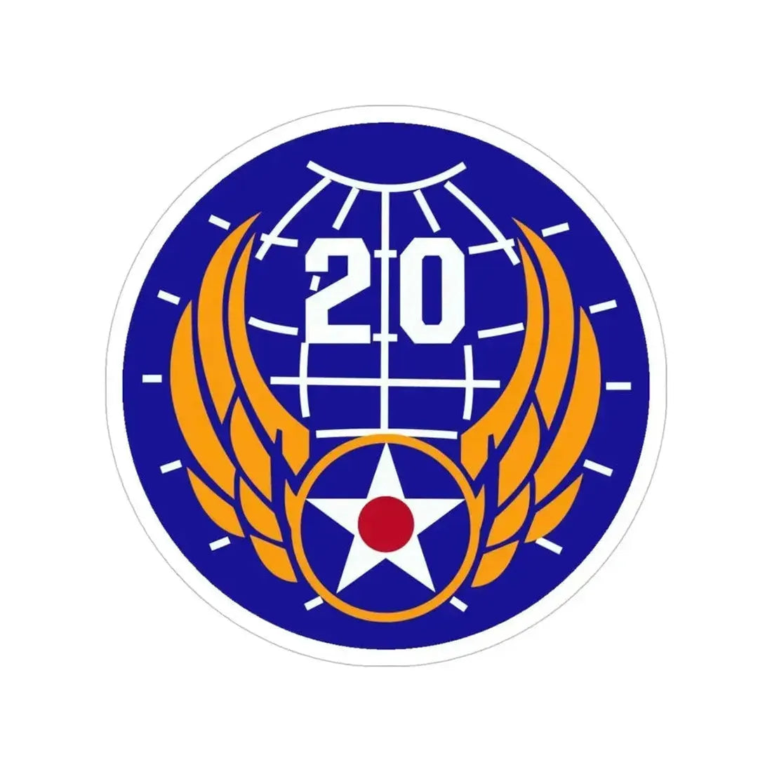 20 Air Force (U.S. Army) Transparent STICKER Die-Cut Vinyl Decal 5 Inch - The Sticker Space