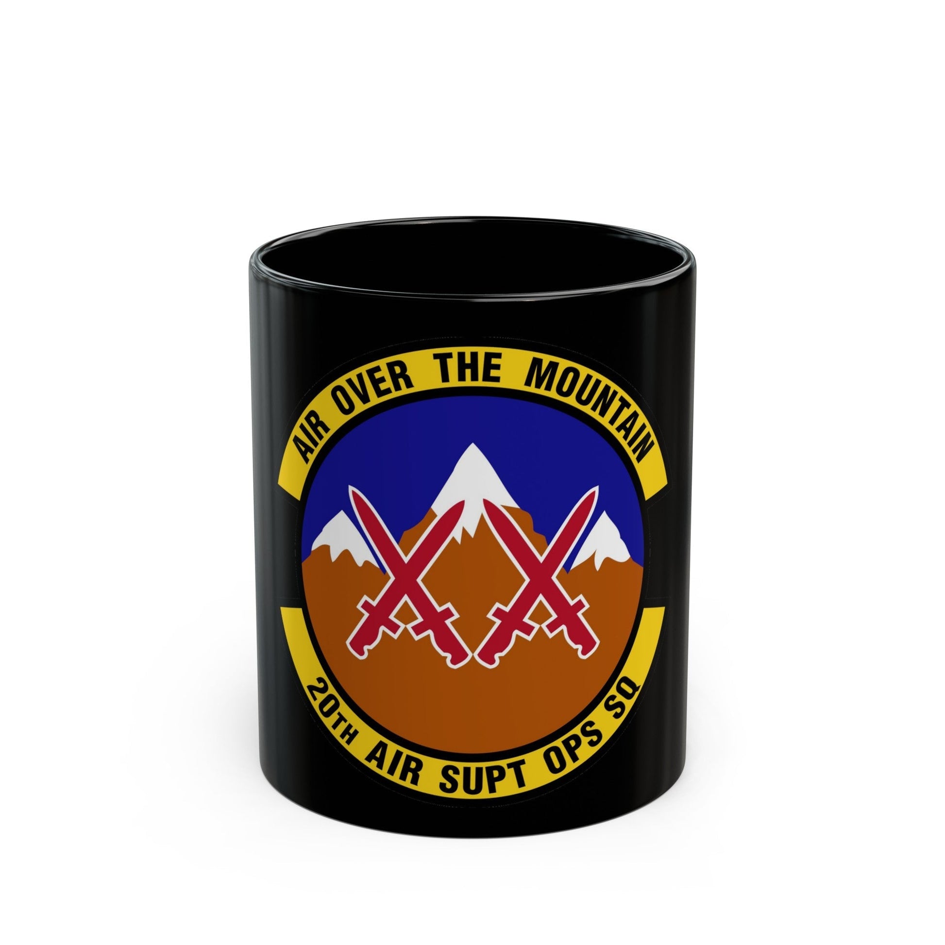 20 Air Support Operations Squadron ACC (U.S. Air Force) Black Coffee Mug-11oz-The Sticker Space