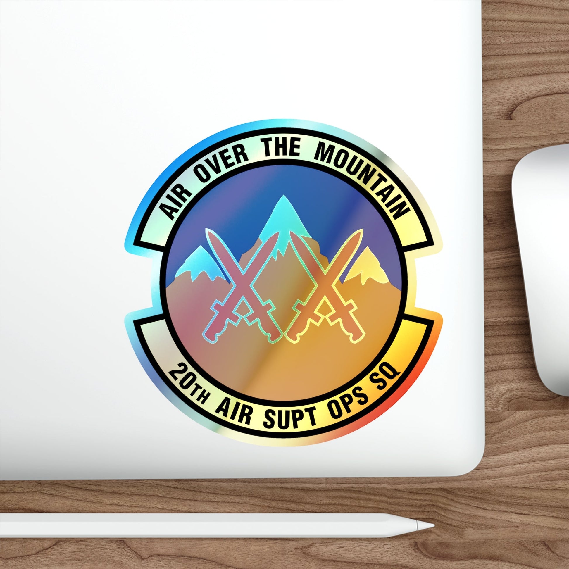 20 Air Support Operations Squadron ACC (U.S. Air Force) Holographic STICKER Die-Cut Vinyl Decal-The Sticker Space