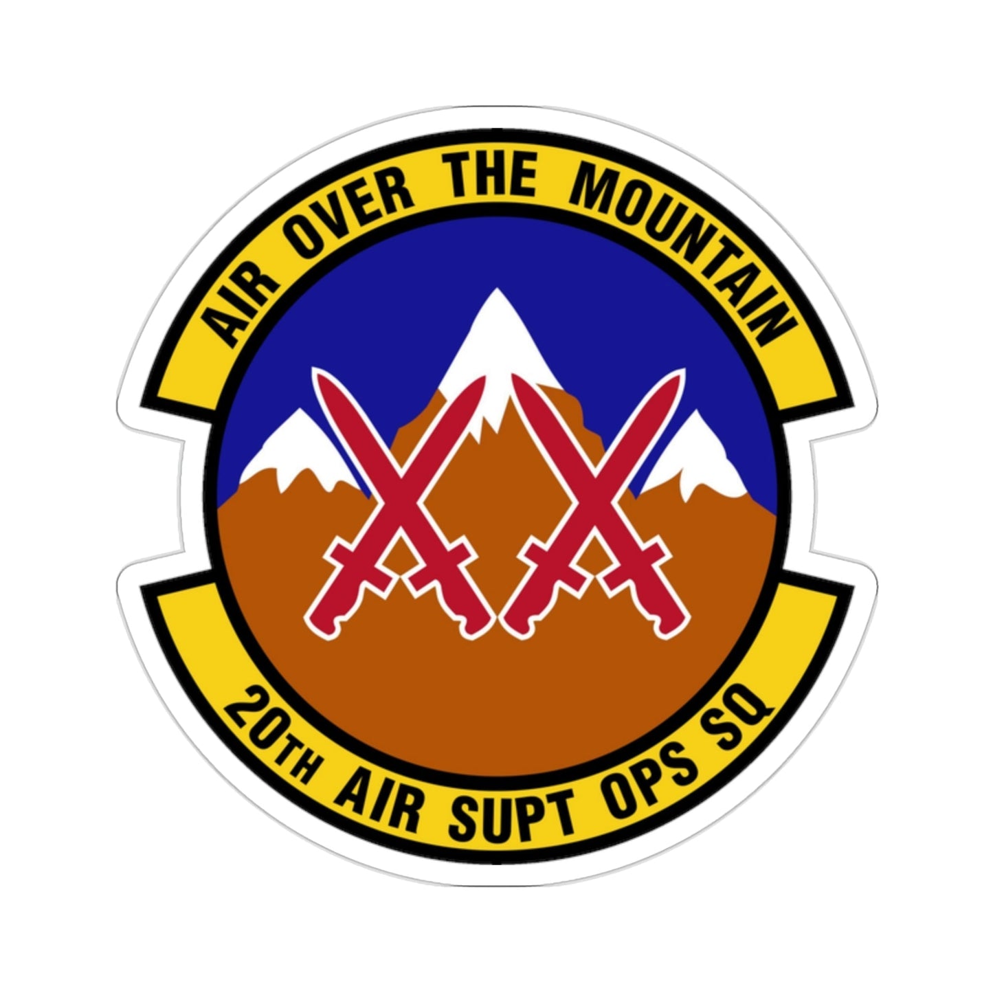 20 Air Support Operations Squadron ACC (U.S. Air Force) STICKER Vinyl Die-Cut Decal-2 Inch-The Sticker Space