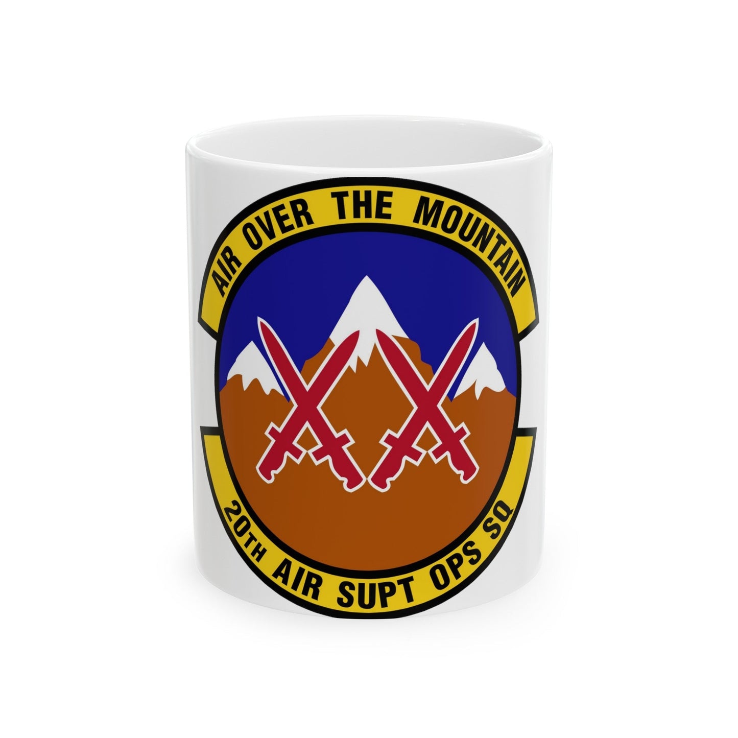 20 Air Support Operations Squadron ACC (U.S. Air Force) White Coffee Mug-11oz-The Sticker Space