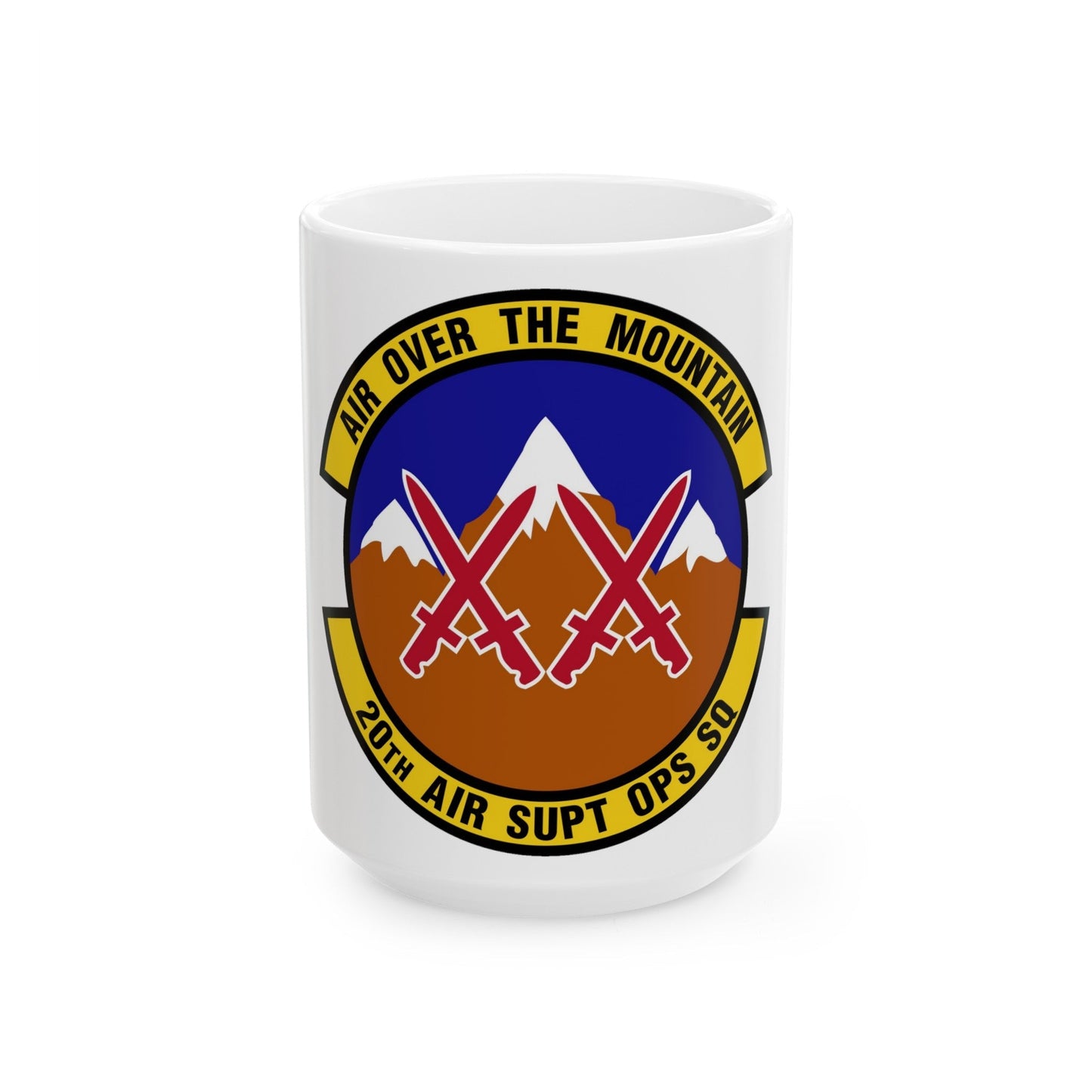 20 Air Support Operations Squadron ACC (U.S. Air Force) White Coffee Mug-15oz-The Sticker Space