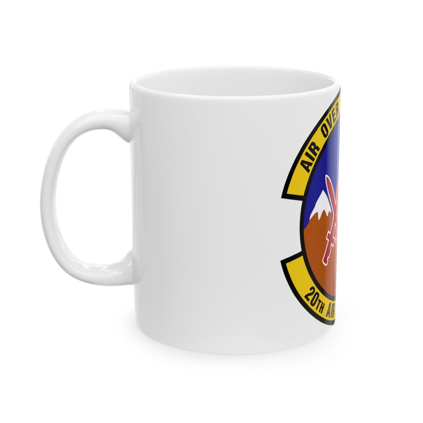 20 Air Support Operations Squadron ACC (U.S. Air Force) White Coffee Mug-The Sticker Space