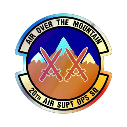 20 Air Support Operations Squadron ACC (U.S. Air Force) Holographic STICKER Die-Cut Vinyl Decal - The Sticker Space