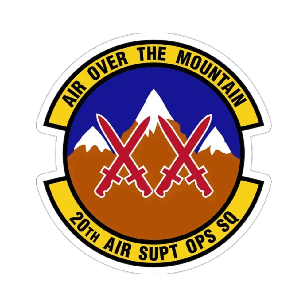 20 Air Support Operations Squadron ACC (U.S. Air Force) STICKER Vinyl Die-Cut Decal 2 Inch - The Sticker Space