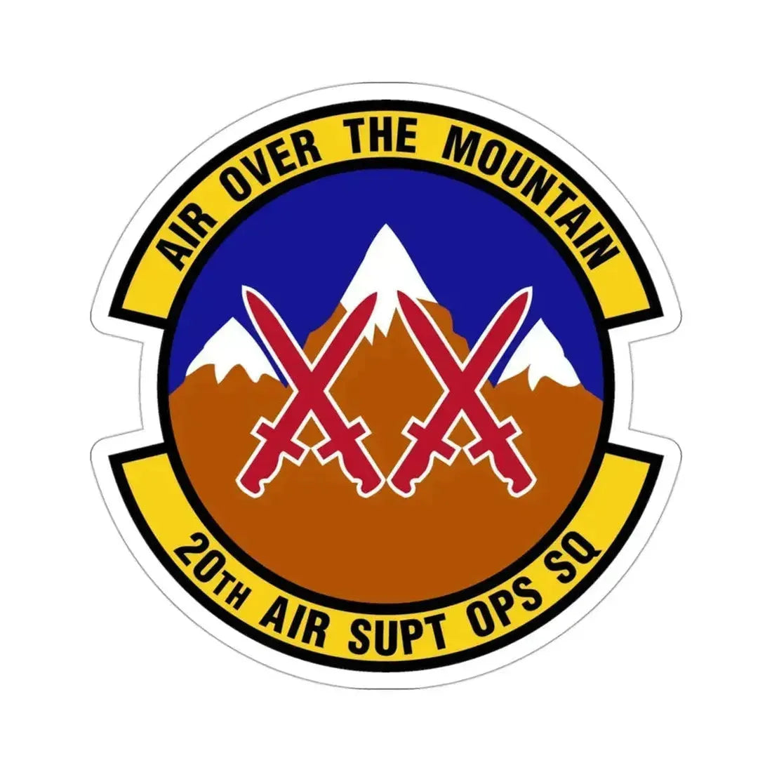 20 Air Support Operations Squadron ACC (U.S. Air Force) STICKER Vinyl Die-Cut Decal 3 Inch - The Sticker Space