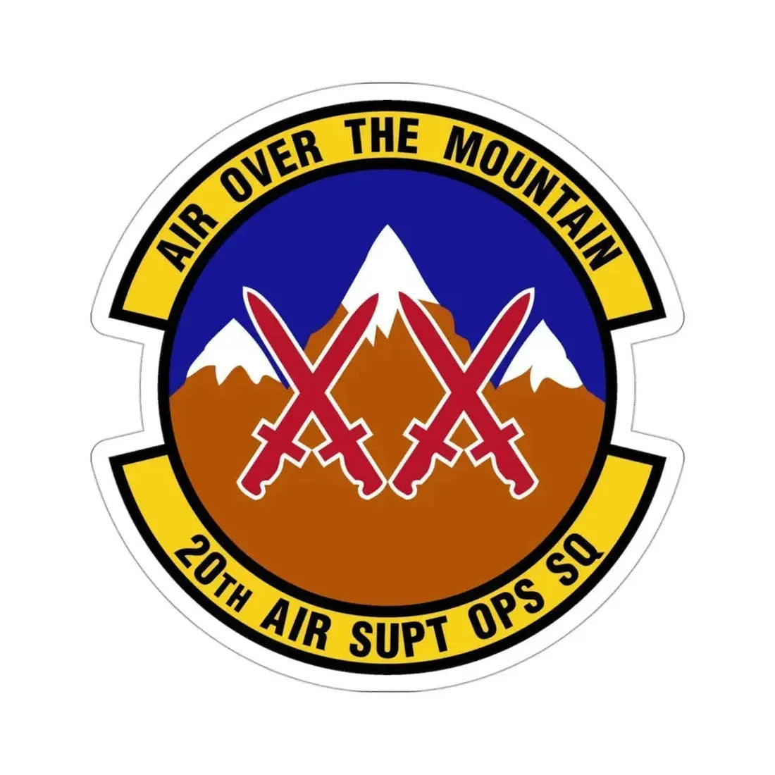 20 Air Support Operations Squadron ACC (U.S. Air Force) STICKER Vinyl Die-Cut Decal 3 Inch - The Sticker Space