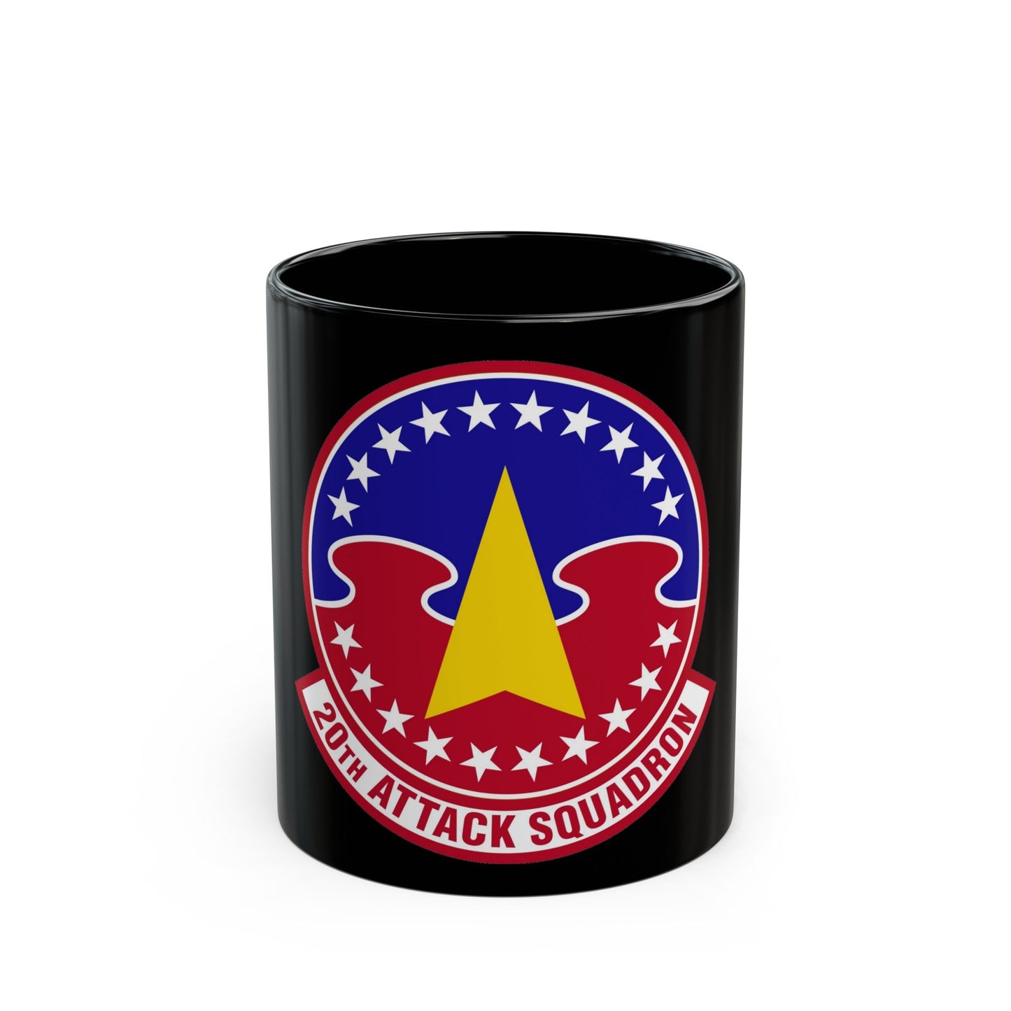20 Attack Squadron ACC (U.S. Air Force) Black Coffee Mug-11oz-The Sticker Space