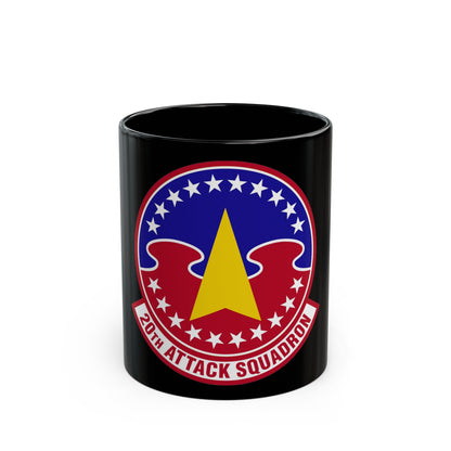 20 Attack Squadron ACC (U.S. Air Force) Black Coffee Mug-11oz-The Sticker Space