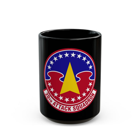 20 Attack Squadron ACC (U.S. Air Force) Black Coffee Mug-15oz-The Sticker Space