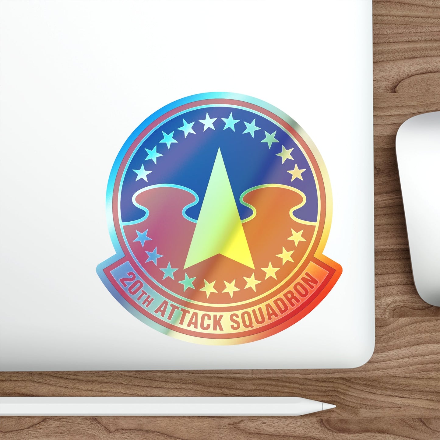 20 Attack Squadron ACC (U.S. Air Force) Holographic STICKER Die-Cut Vinyl Decal-The Sticker Space