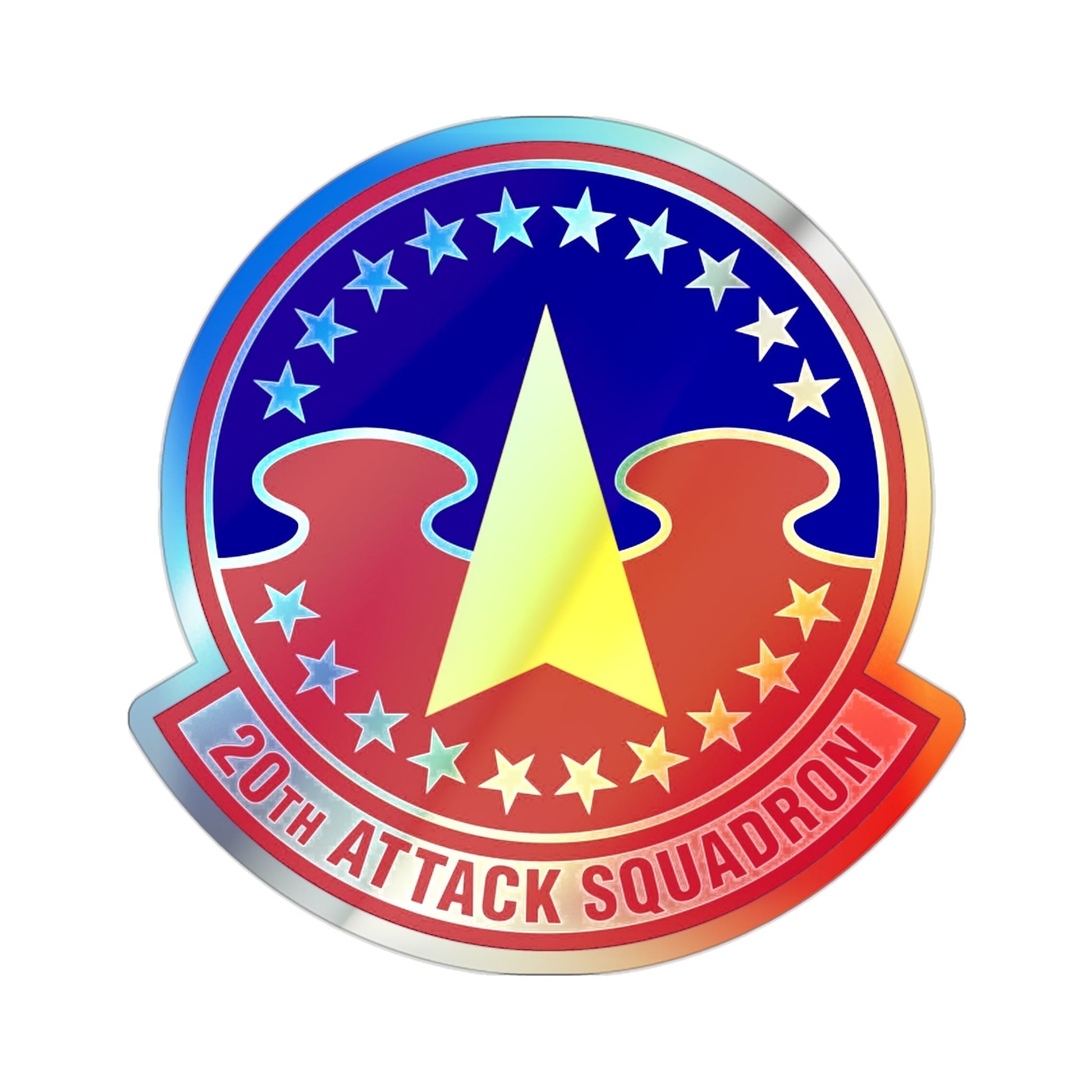 20 Attack Squadron ACC (U.S. Air Force) Holographic STICKER Die-Cut Vinyl Decal-2 Inch-The Sticker Space