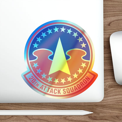 20 Attack Squadron ACC (U.S. Air Force) Holographic STICKER Die-Cut Vinyl Decal-The Sticker Space