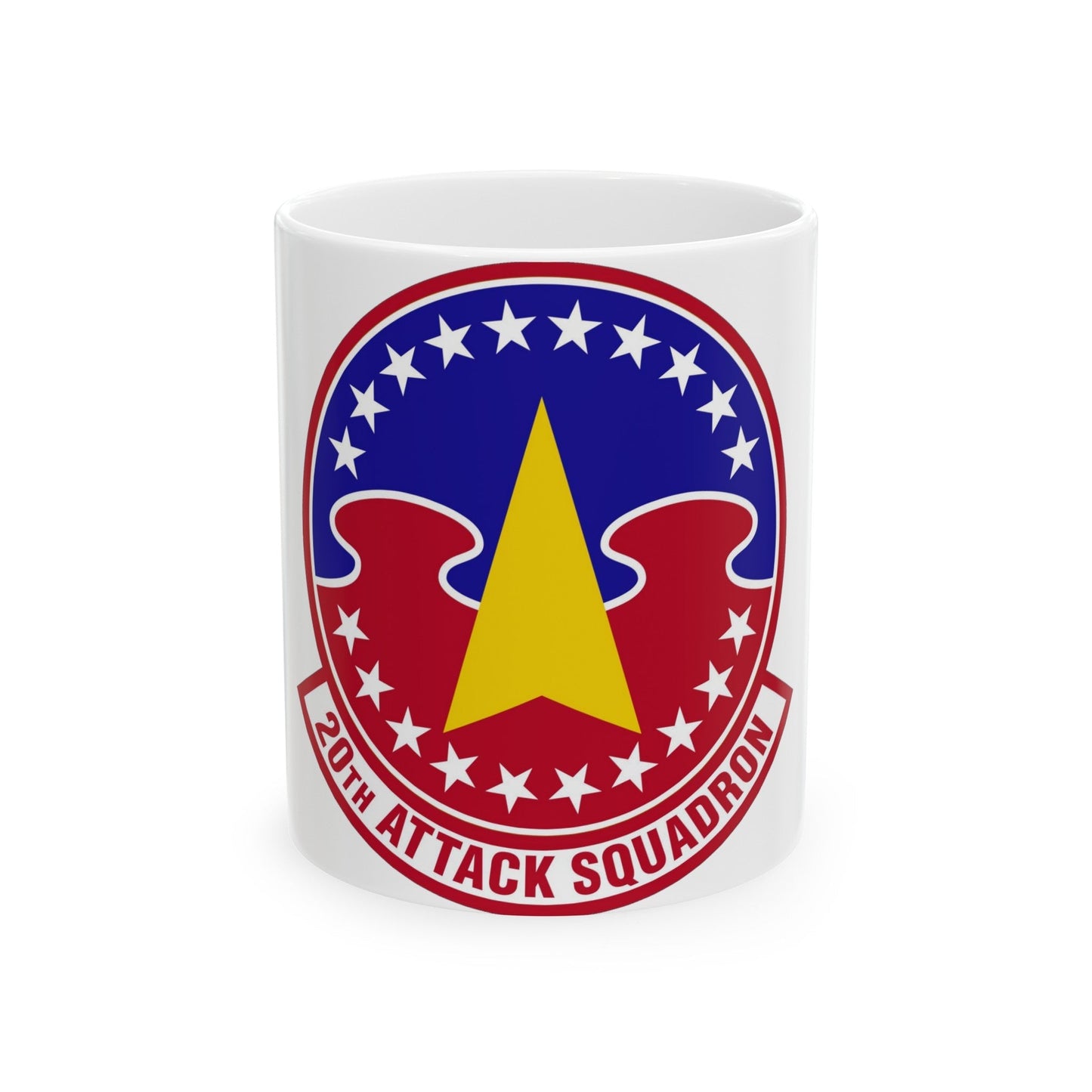 20 Attack Squadron ACC (U.S. Air Force) White Coffee Mug-11oz-The Sticker Space