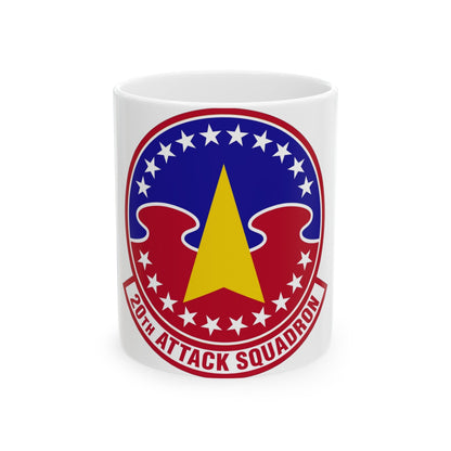 20 Attack Squadron ACC (U.S. Air Force) White Coffee Mug-11oz-The Sticker Space