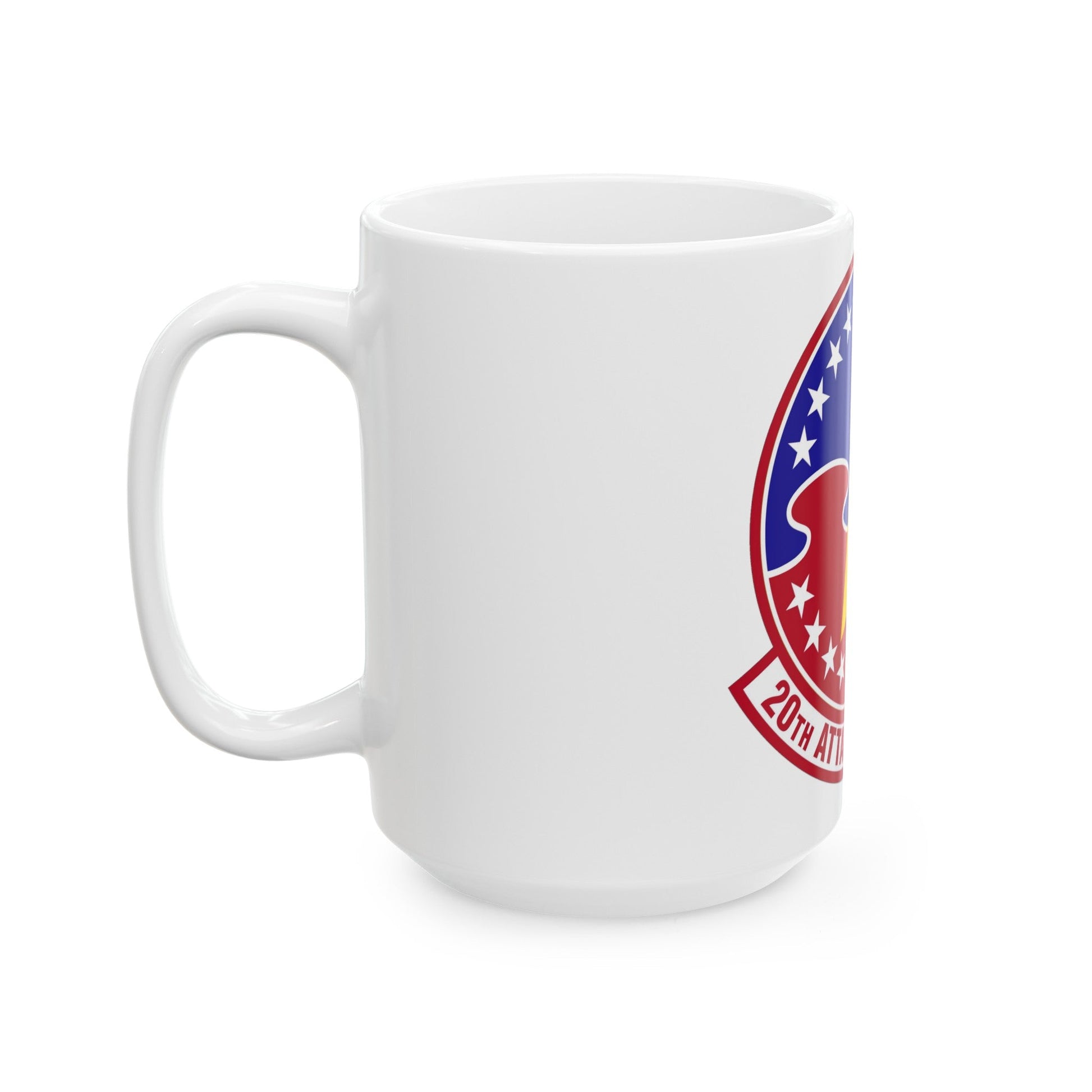 20 Attack Squadron ACC (U.S. Air Force) White Coffee Mug-The Sticker Space