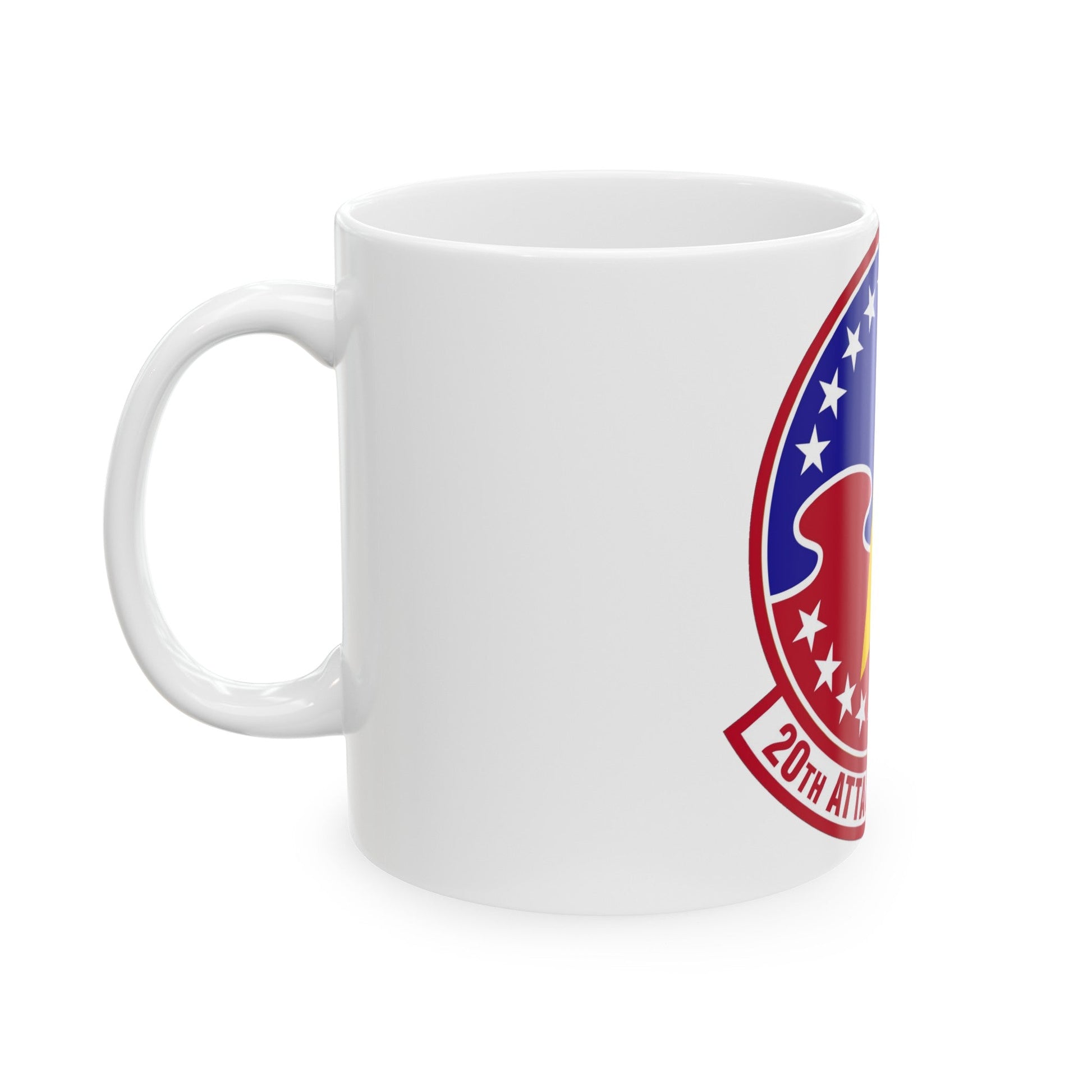 20 Attack Squadron ACC (U.S. Air Force) White Coffee Mug-The Sticker Space