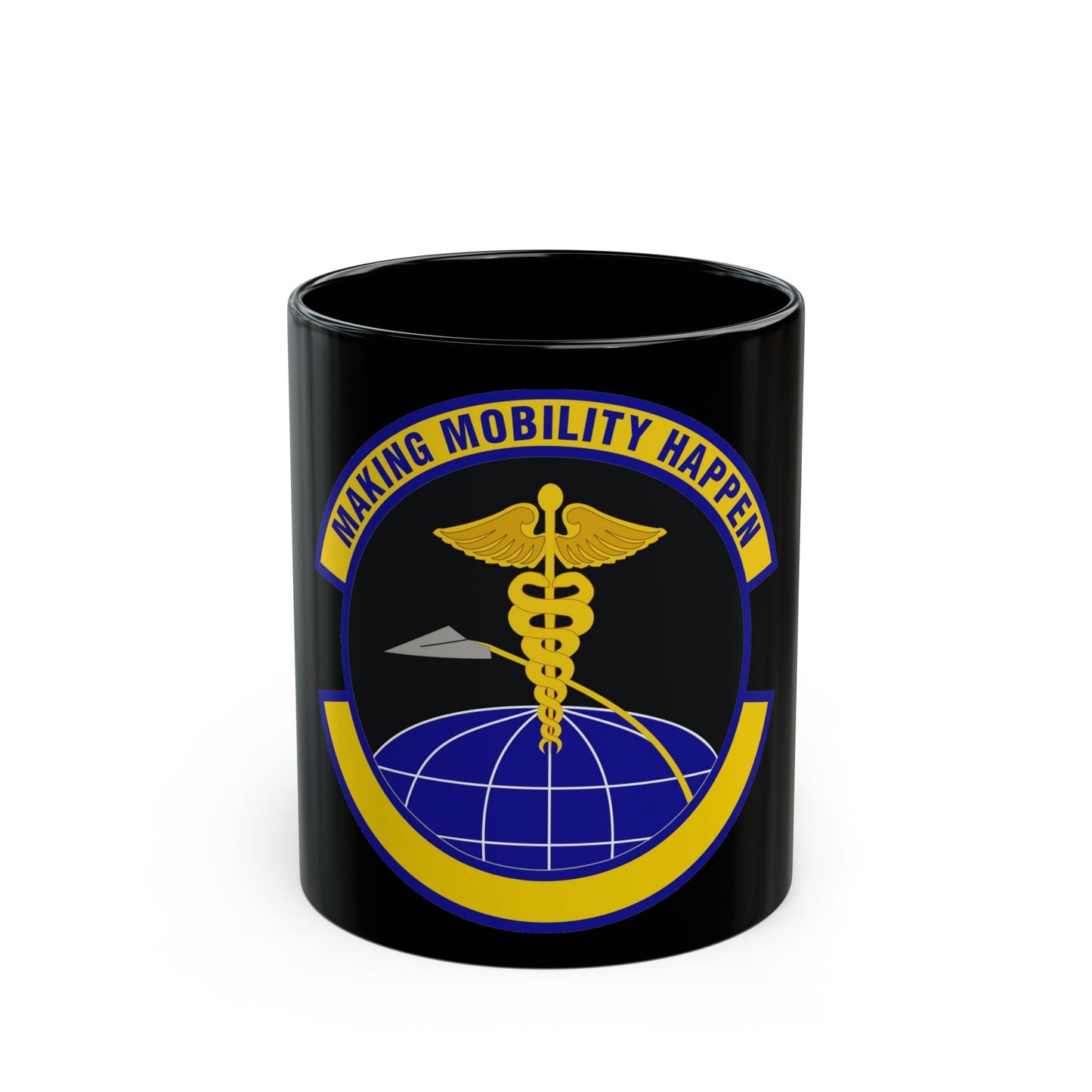 20 Healthcare Operations Squadron ACC (U.S. Air Force) Black Coffee Mug-11oz-The Sticker Space
