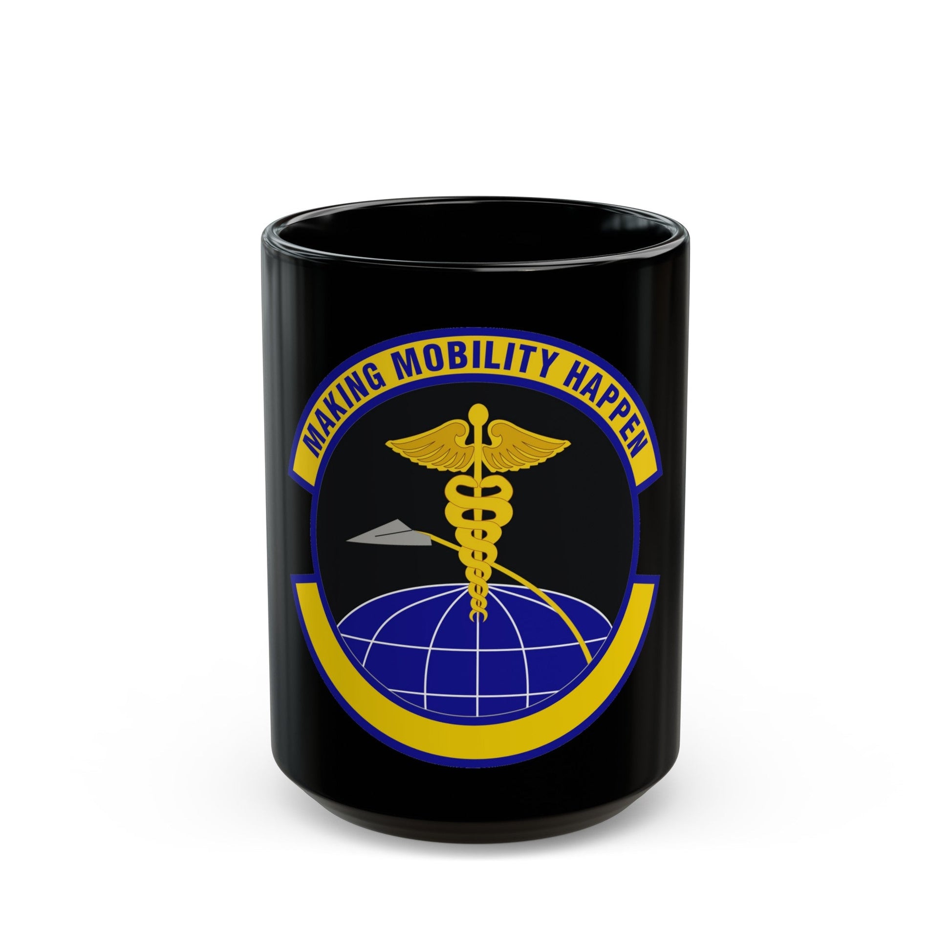20 Healthcare Operations Squadron ACC (U.S. Air Force) Black Coffee Mug-15oz-The Sticker Space