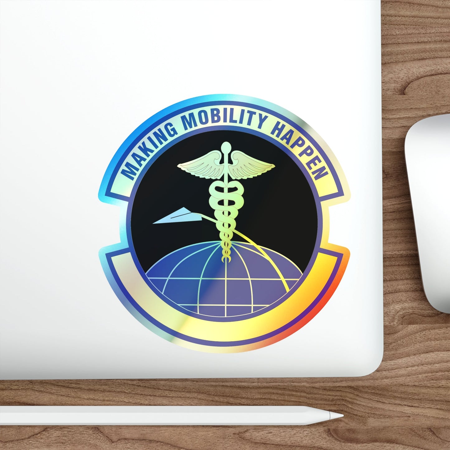 20 Healthcare Operations Squadron ACC (U.S. Air Force) Holographic STICKER Die-Cut Vinyl Decal-The Sticker Space