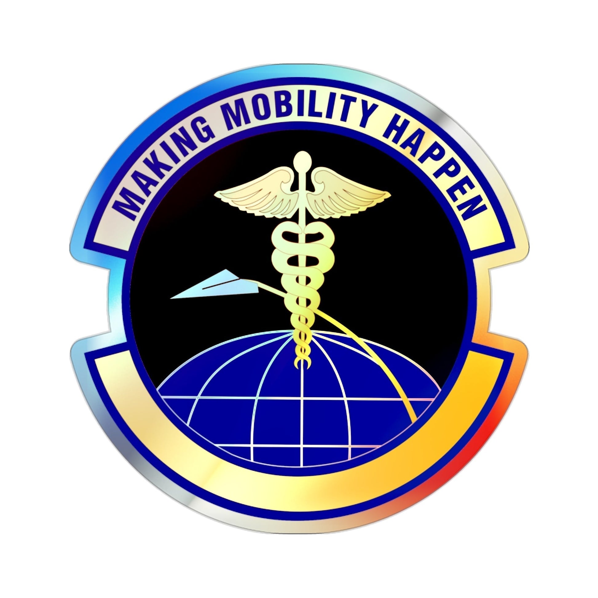 20 Healthcare Operations Squadron ACC (U.S. Air Force) Holographic STICKER Die-Cut Vinyl Decal-2 Inch-The Sticker Space