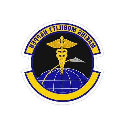 20 Healthcare Operations Squadron ACC (U.S. Air Force) REVERSE PRINT Transparent STICKER-5" × 5"-The Sticker Space