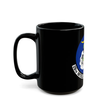 20 Intelligence Squadron ACC (U.S. Air Force) Black Coffee Mug-The Sticker Space