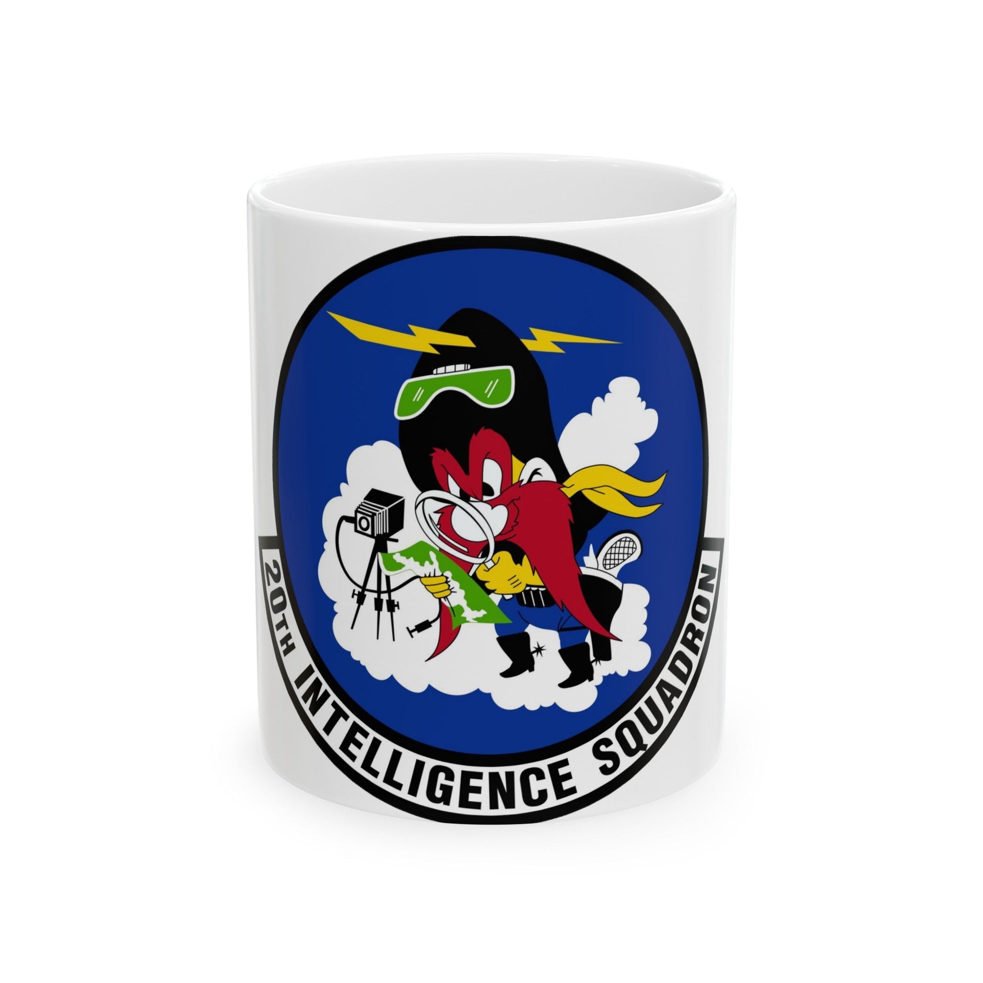 20 Intelligence Squadron ACC (U.S. Air Force) White Coffee Mug-11oz-The Sticker Space