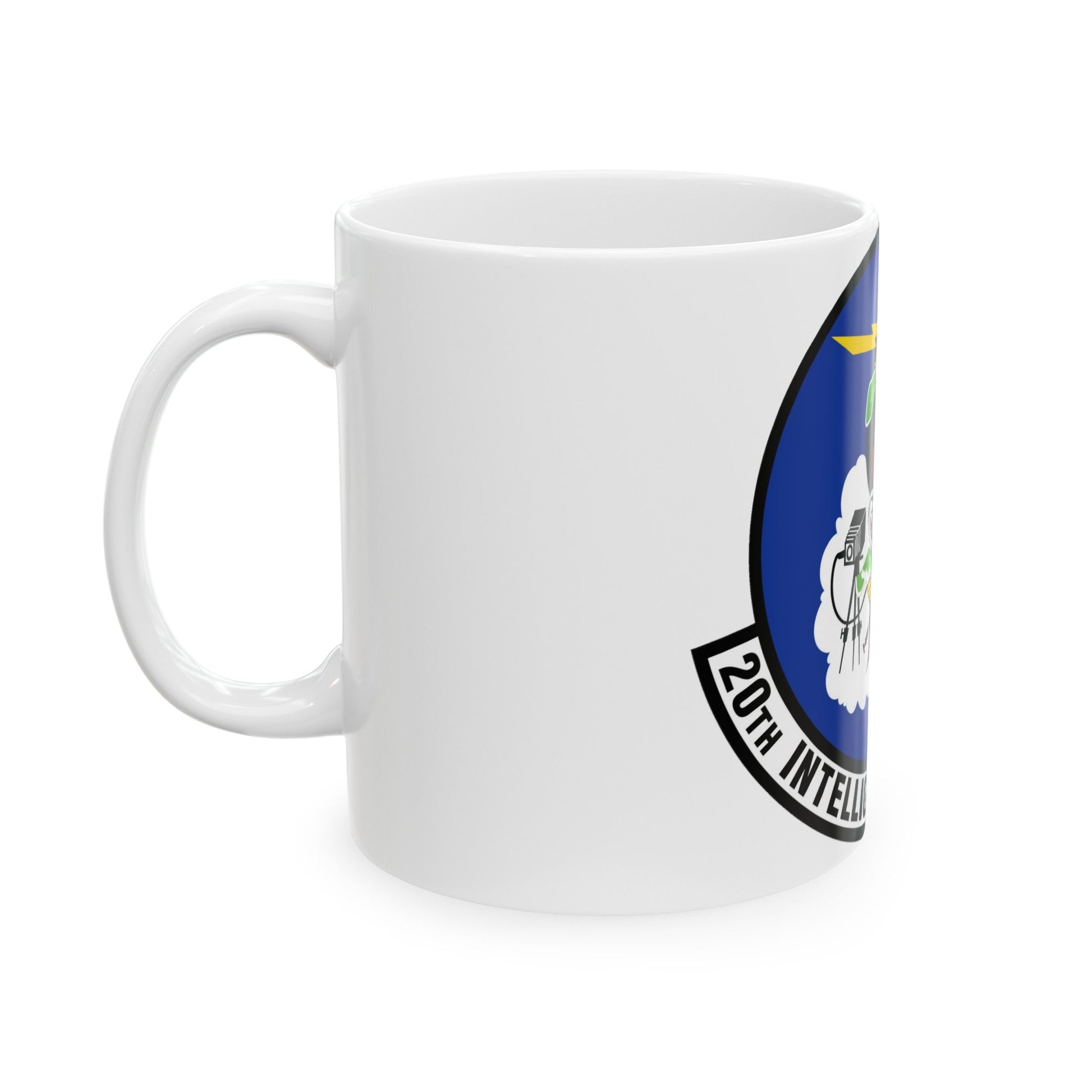 20 Intelligence Squadron ACC (U.S. Air Force) White Coffee Mug-The Sticker Space