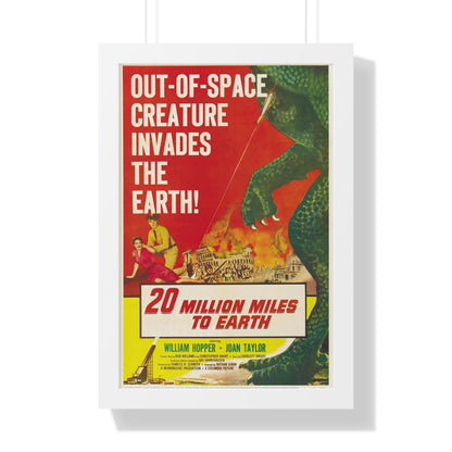 20 MILLION MILES TO EARTH 1957 - Framed Movie Poster-16″ x 24″-The Sticker Space