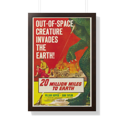 20 MILLION MILES TO EARTH 1957 - Framed Movie Poster-20" x 30"-The Sticker Space