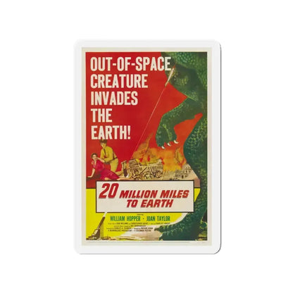 20 MILLION MILES TO EARTH 1957 Movie Poster - Refrigerator Magnet 3 Inch - The Sticker Space